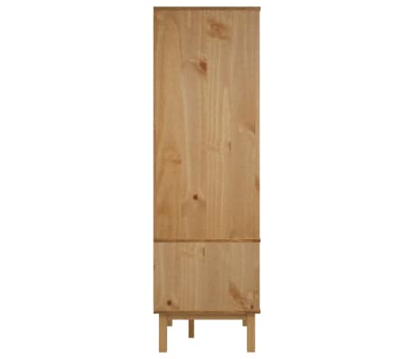 vidaXL Armario OTTA madera maciza pino 76,5x53x172 cm