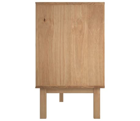 vidaXL Aparador OTTA madera maciza pino 113,5x43x73 cm