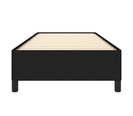 vidaXL Estructura de cama sin colchón tela negro 100x200 cm