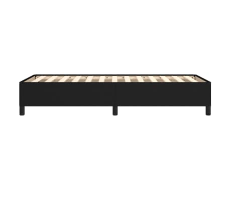 vidaXL Estructura de cama sin colchón tela negro 100x200 cm