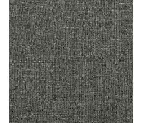 vidaXL Estructura de cama sin colchón tela gris oscuro 90x200 cm