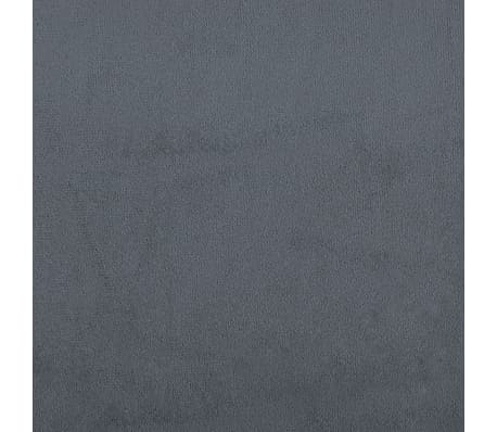 vidaXL Reposapiés de terciopelo gris oscuro 60x50x41 cm