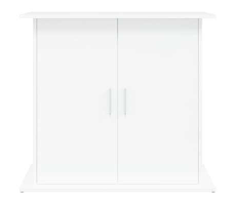 vidaXL Soporte para acuario madera de ingeniería blanco 81x36x73 cm