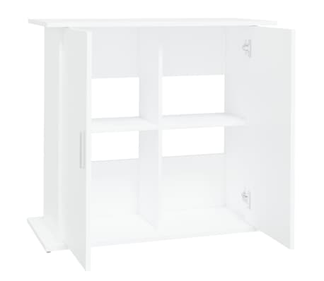 vidaXL Soporte para acuario madera de ingeniería blanco 81x36x73 cm