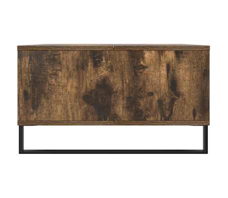 vidaXL Mesa de centro madera de ingeniería roble ahumado 104x60x35 cm