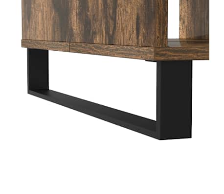 vidaXL Mesa de centro madera de ingeniería roble ahumado 104x60x35 cm