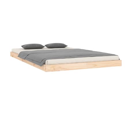 vidaXL Estructura de cama sin colchón madera de pino maciza 120x200 cm