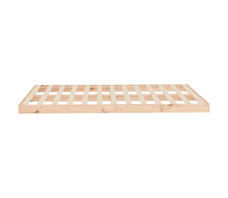 vidaXL Estructura de cama sin colchón madera de pino maciza 120x200 cm