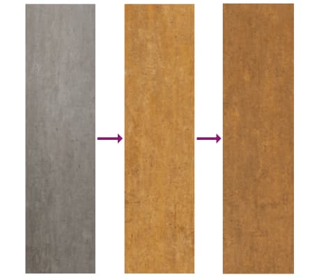 vidaXL Jardineras con patas 2 uds acero corten oxidado 32x30x33 cm