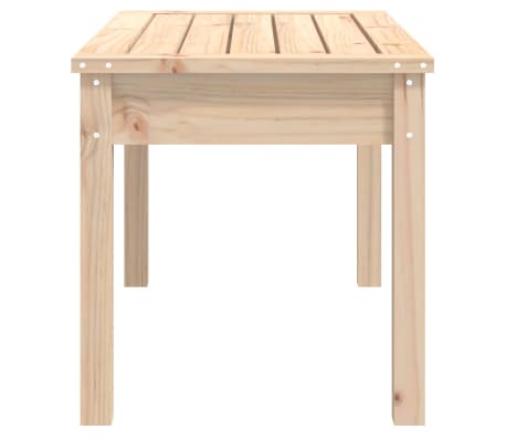 vidaXL Banco de jardín madera maciza de pino 80x44x45 cm