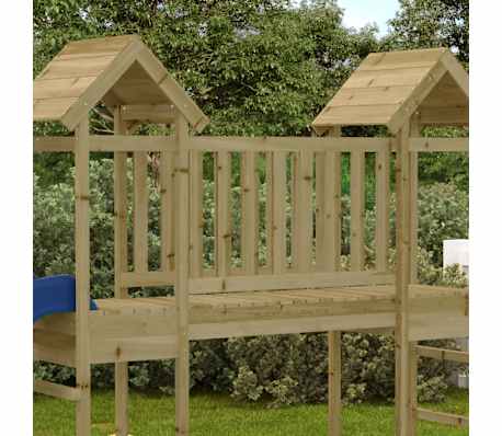 vidaXL Pont de jeu Bois de pin imprégné 45x107,5x79 cm