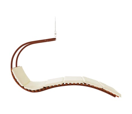 vidaXL Swing Chair Cream