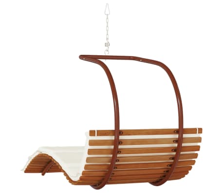 vidaXL Swing Chair Cream