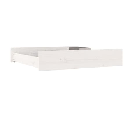 vidaXL Tiroirs de lit 2 unités Bois de pin blanc massif