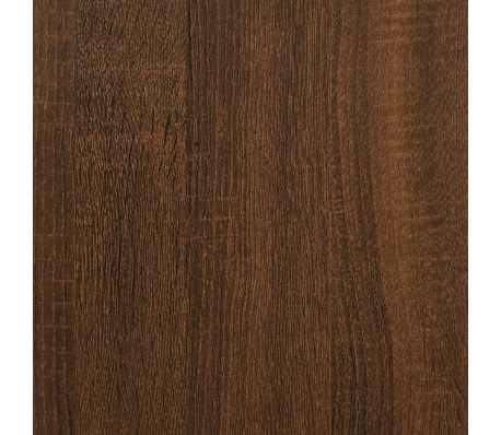 vidaXL Armario de baño madera contrachapada marrón roble 65x33x60 cm