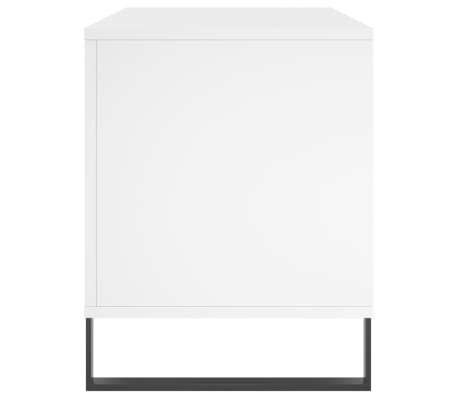 vidaXL Mueble para discos madera contrachapada blanco 100x38x48 cm