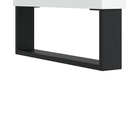 vidaXL Mueble para discos madera contrachapada blanco 100x38x48 cm