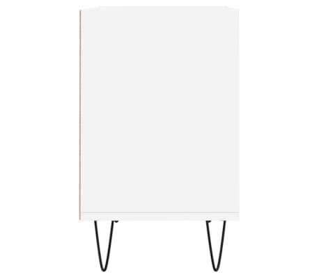 vidaXL Mueble de TV madera de ingeniería blanco 69,5x30x50 cm