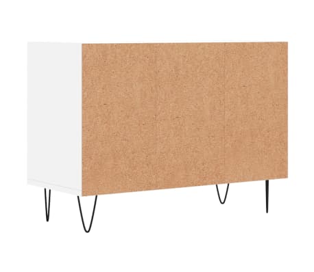 vidaXL Mueble de TV madera de ingeniería blanco 69,5x30x50 cm