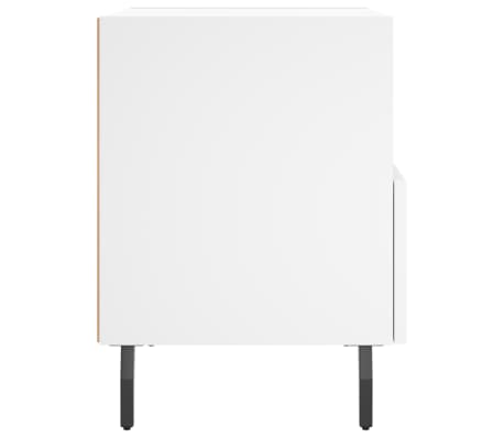 vidaXL Mesitas de noche 2 uds madera ingeniería blanco 40x35x47,5 cm