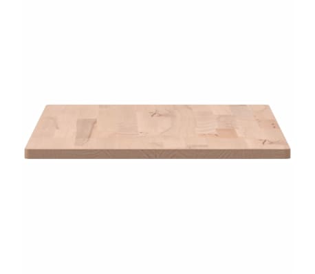vidaXL Encimera de baño madera maciza de haya 100x50x1,5 cm