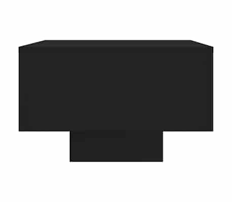 vidaXL Table basse noir 100x49,5x31 cm bois d'ingénierie
