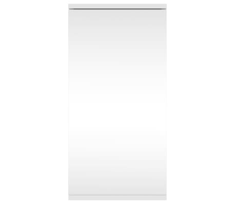 vidaXL Armoire de bain à miroir d'angle blanc 30x24x60 cm