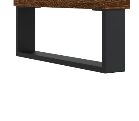 vidaXL Armoire à chaussures Chêne marron 102x36x60cm Bois d'ingénierie