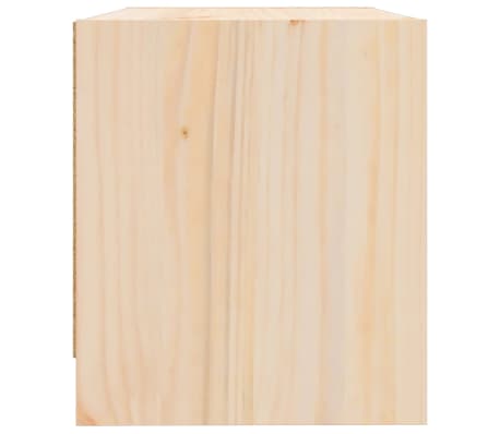 vidaXL Tables de chevet 2 pcs 40x31x35,5 cm bois de pin massif