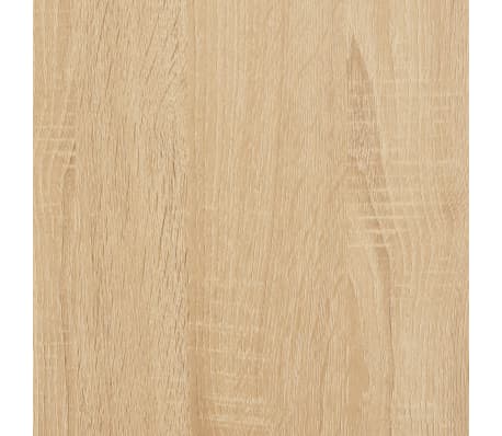 vidaXL Mesa de centro madera de ingeniería roble Sonoma 80x80x45 cm