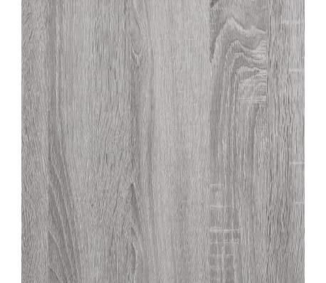 vidaXL Mesas de centro apilables 5 pzas madera ingeniería gris Sonoma