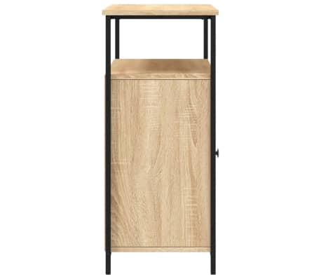 vidaXL Aparador de madera de ingeniería roble Sonoma 100x35x80 cm