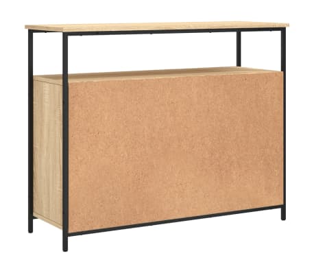 vidaXL Aparador de madera de ingeniería roble Sonoma 100x35x80 cm