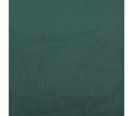 vidaXL Sofá de 3 plazas terciopelo verde oscuro 180 cm