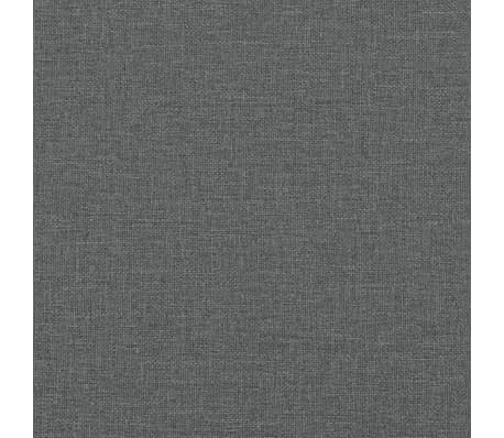 vidaXL Sillón de tela gris oscuro 60 cm