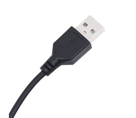 vidaXL Table basse avec lumières LED noir 100x100x31 cm