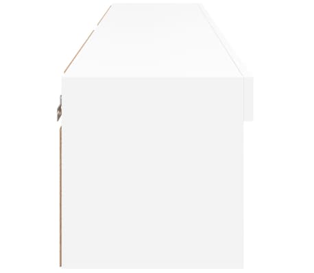 vidaXL Muebles para TV con luces LED 2 uds blanco 60x30x30 cm