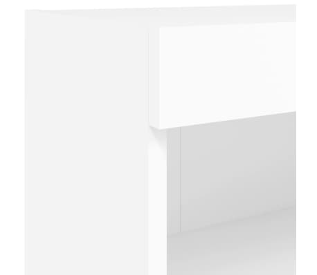 vidaXL Muebles para TV con luces LED 2 uds blanco 60x30x30 cm