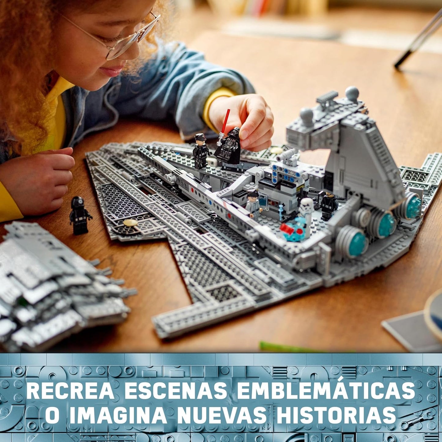 LEGO Star Wars Imperial Star Destroyer Bateau de construction avec...