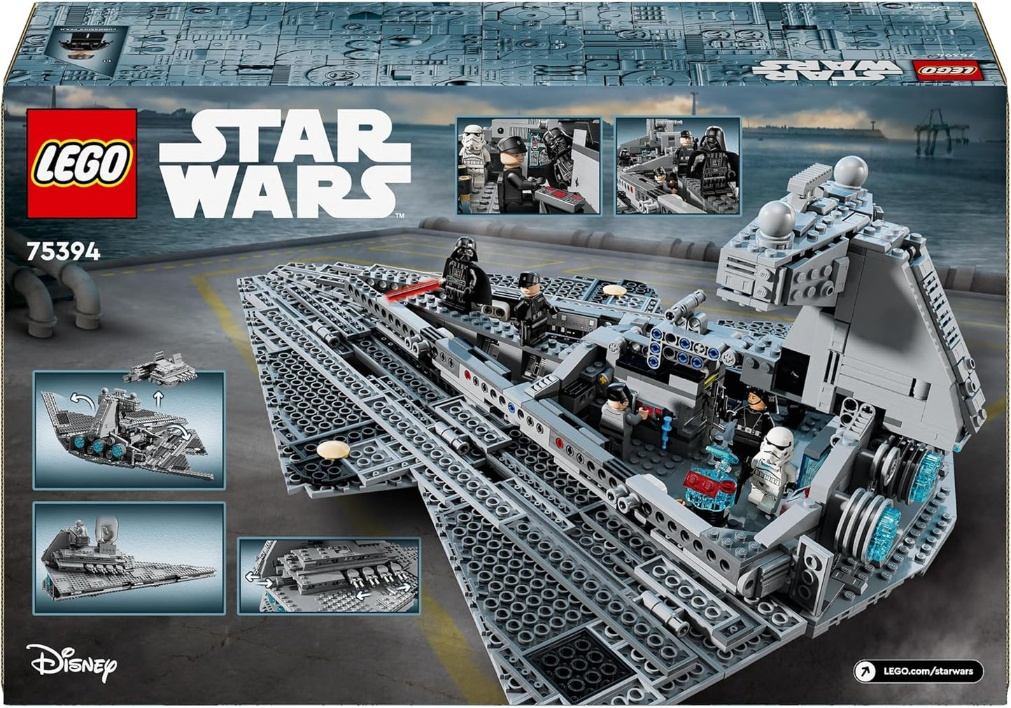 LEGO Star Wars Imperial Star Destroyer Bateau de construction avec...