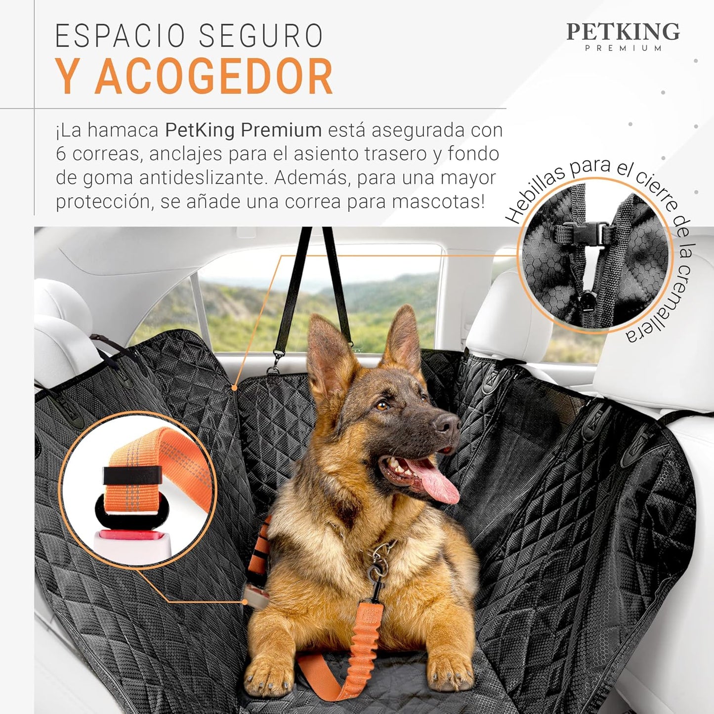 PetKing Housse de protection de voiture pour chien de qualité...