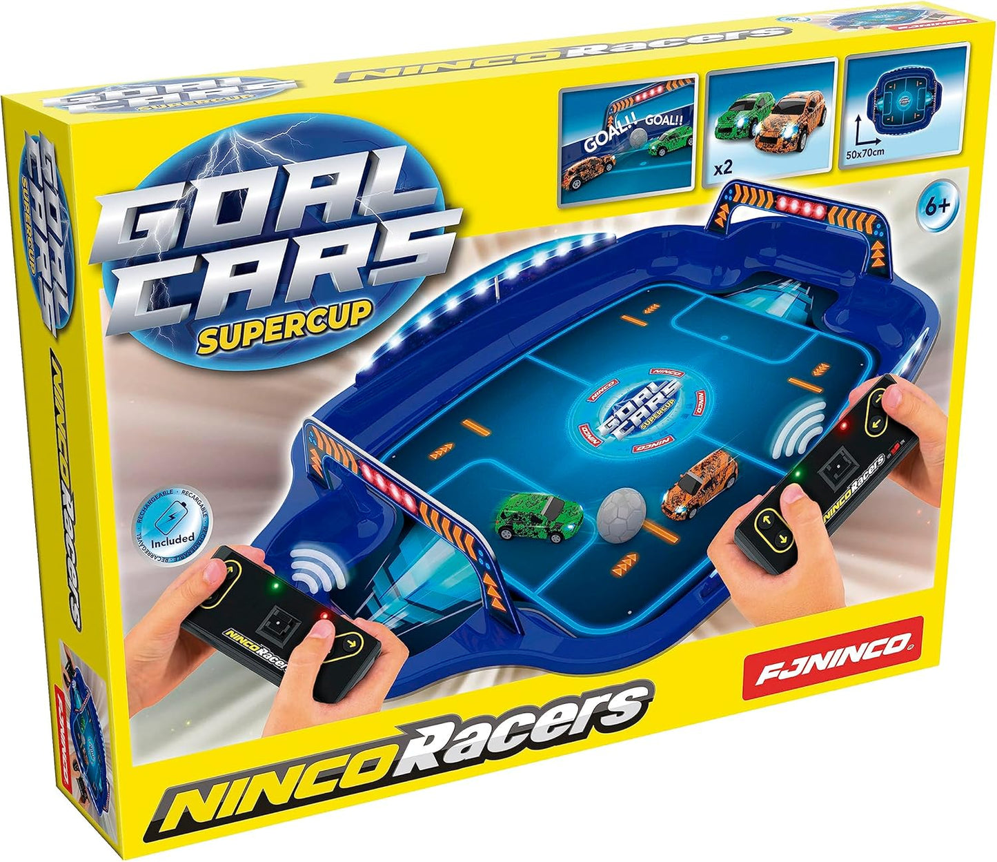 Ninco - Supercoupe des Goalcars | Combine la conduite d'un véhicule...