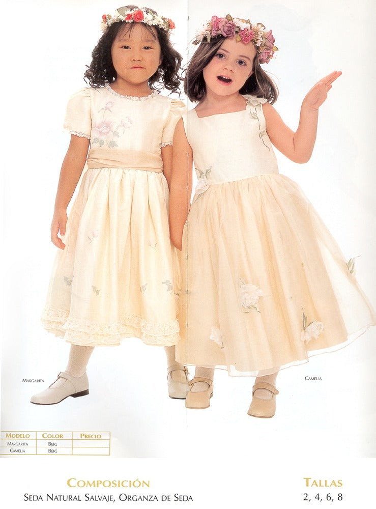 Robe en Soie Naturelle pour Fille – Cérémonie et Occasions Spéciales