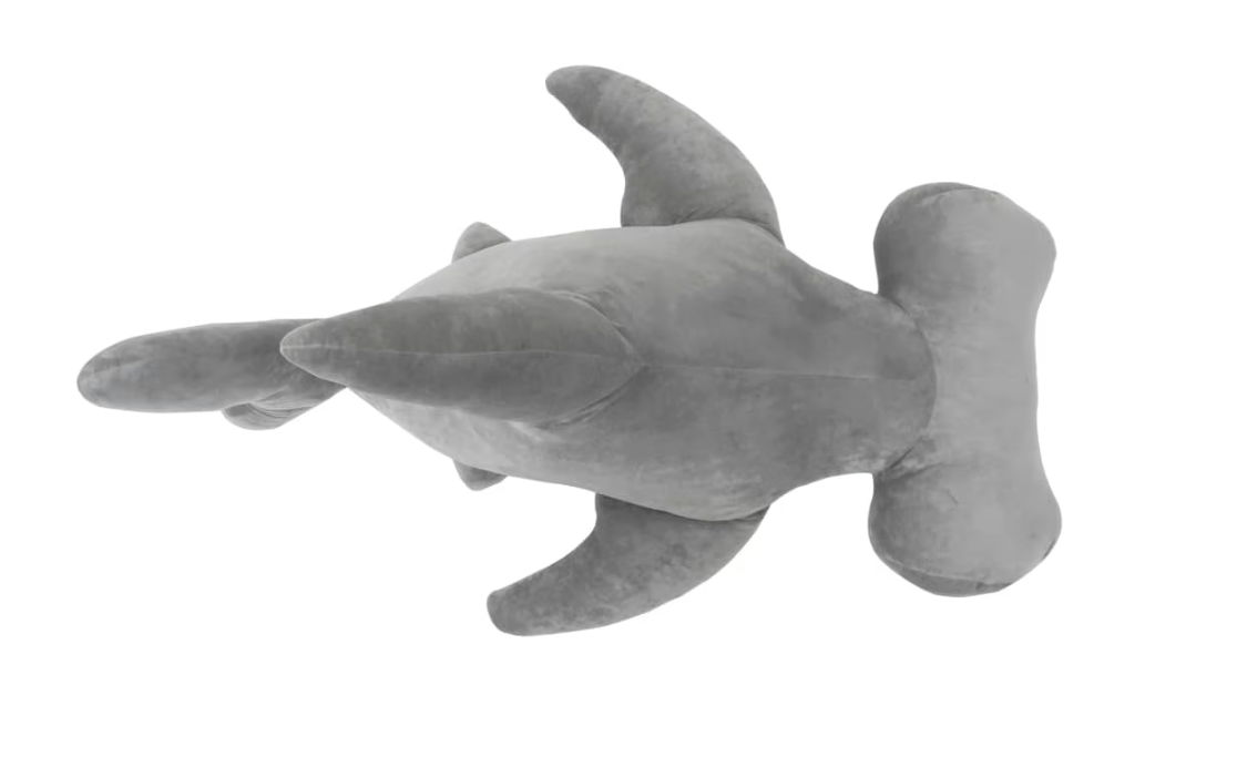 vidaXL Peluche requin marteau en peluche Gris