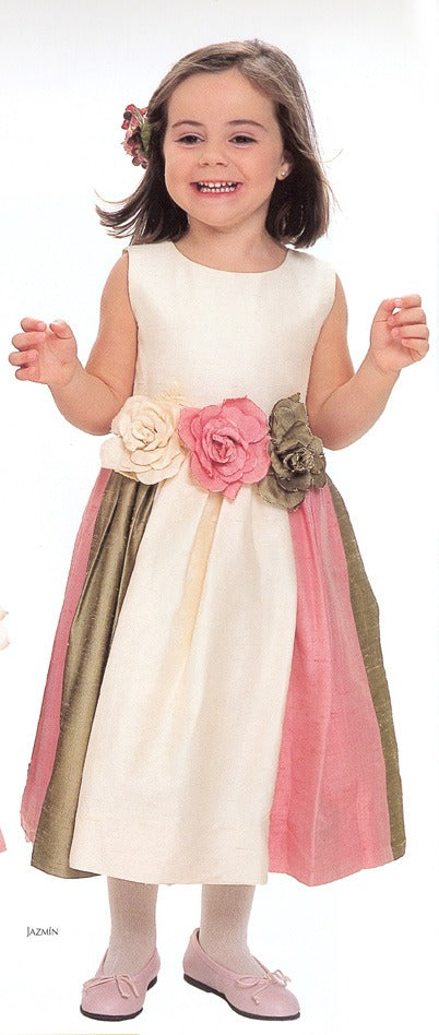 Robe en Soie Naturelle pour Fille – Cérémonie et Occasions Spéciales