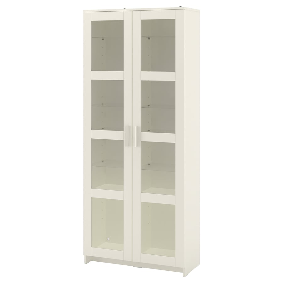 IKEA Vitrine blanche, 31 1/2 x 74 3/4 po