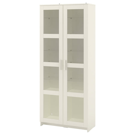 IKEA Vitrine blanche, 31 1/2 x 74 3/4 po