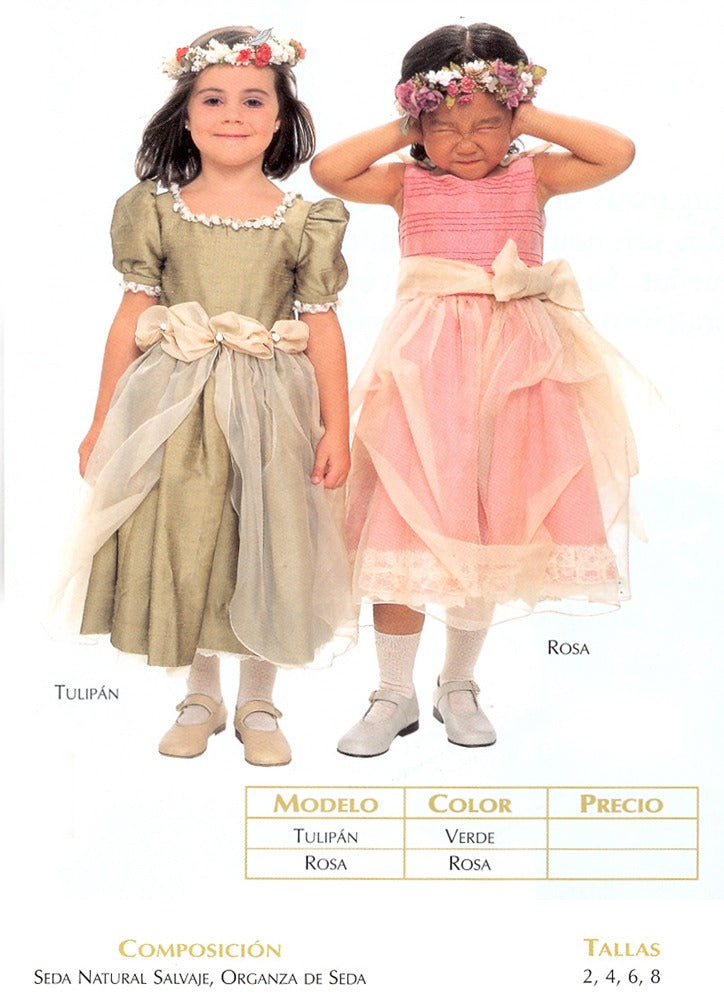 Robe en Soie Naturelle pour Fille – Cérémonie et Occasions Spéciales
