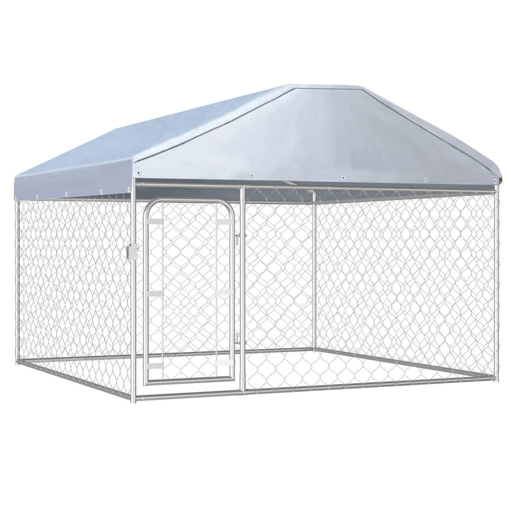 vidaXL Niche pour chien d'extérieur avec toit 200x200x135 cm