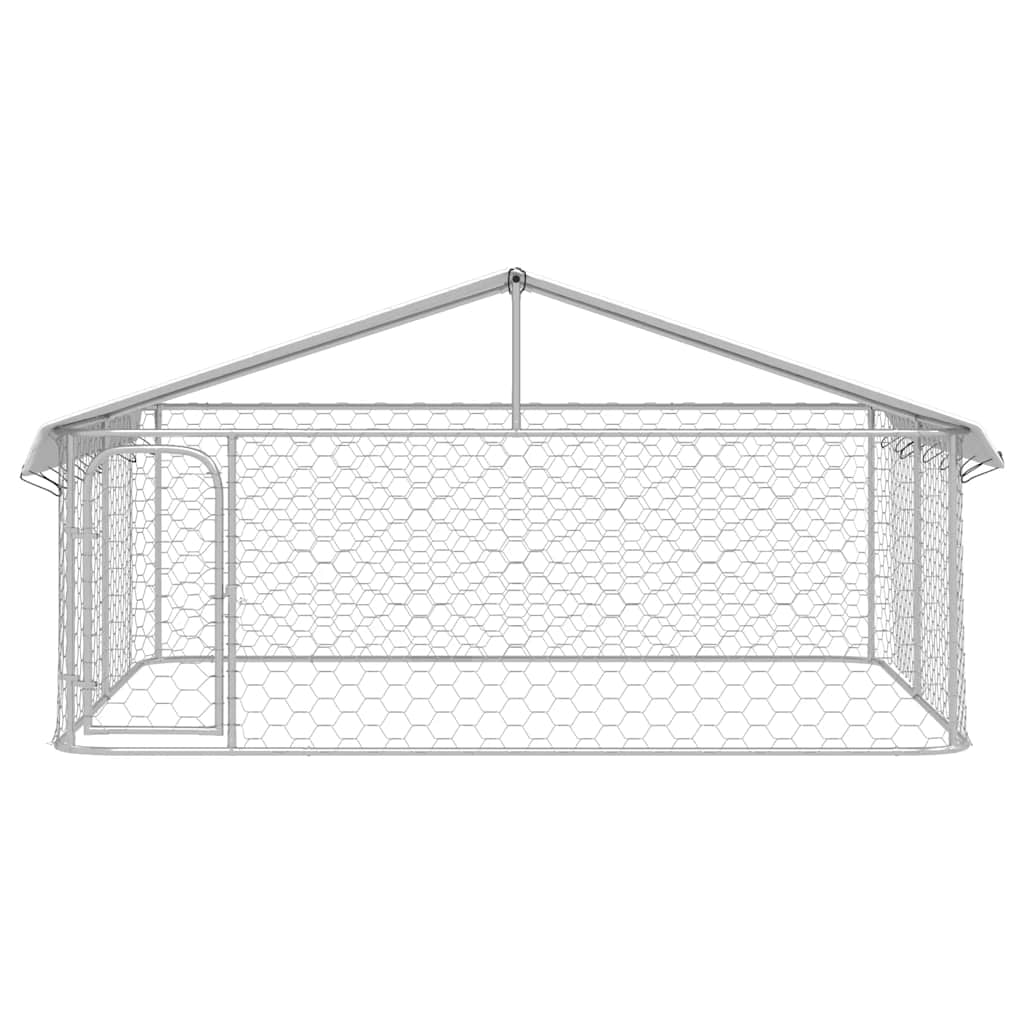 vidaXL Niche d'extérieur pour chien avec toit 300x300x150 cm
